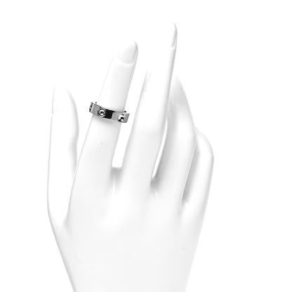 Louis Vuitton 18K White Gold Empreinte Ring 48 4.5 2 of 4