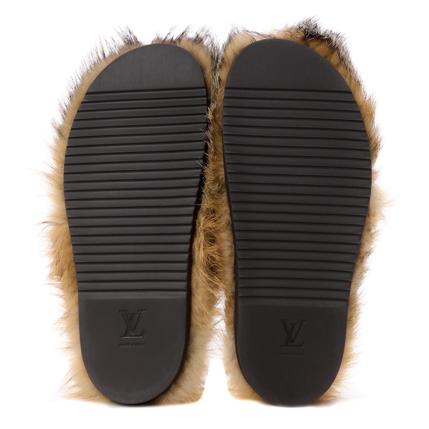 Fox Fur Mens LV Easy Mules 8 Brown
