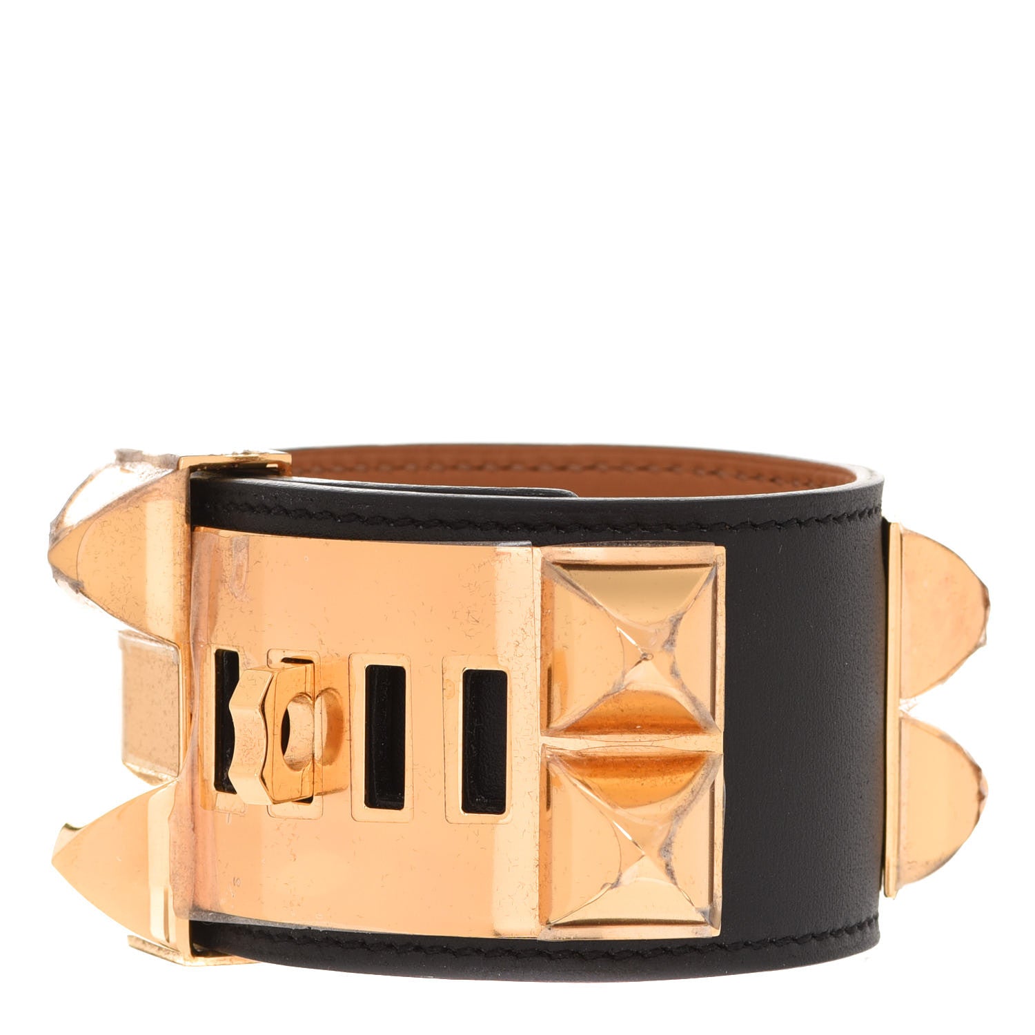 Hermes Swift Collier de Chien CDC Bracelet S Black 3 of 7