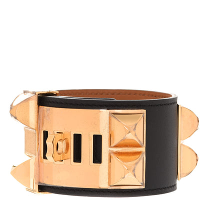 Hermes Swift Collier de Chien CDC Bracelet S Black 3 of 7