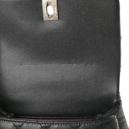 Chanel Caviar Quilted Extra Mini Coco Handle Flap Black 11 of 12