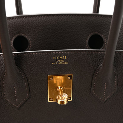 Hermes Togo Birkin 30 Bai Brun 6 of 10