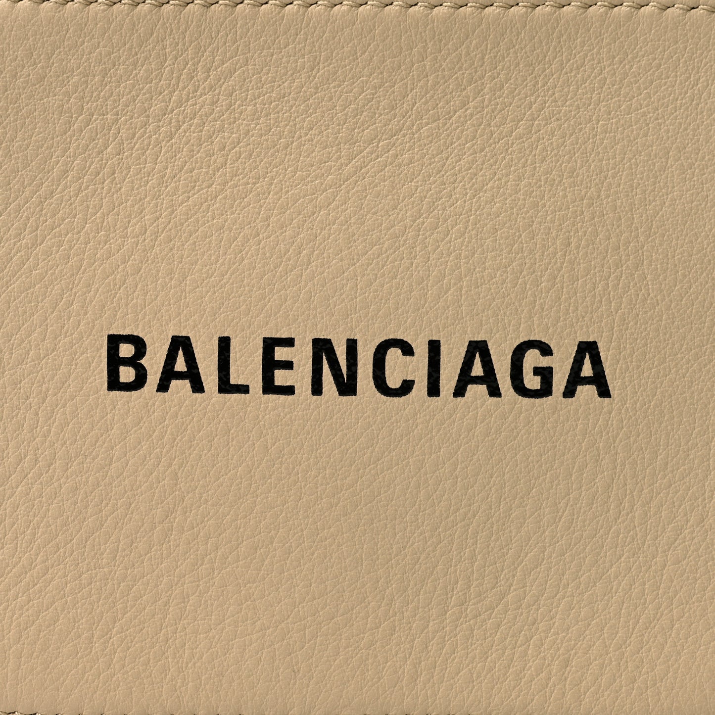 Calfskin Logo XS Everyday Camera Bag Light Beige Black