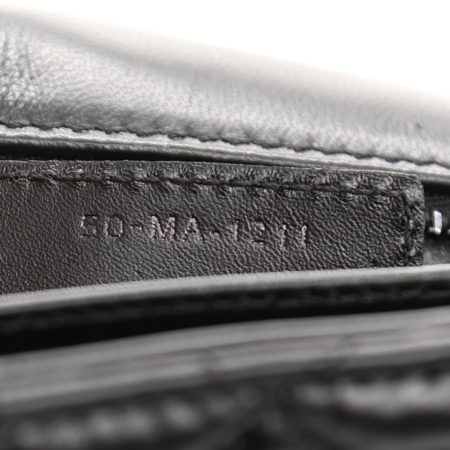 Christian Dior Calfskin Macrocannage Large Caro Bag Black 12 of 19