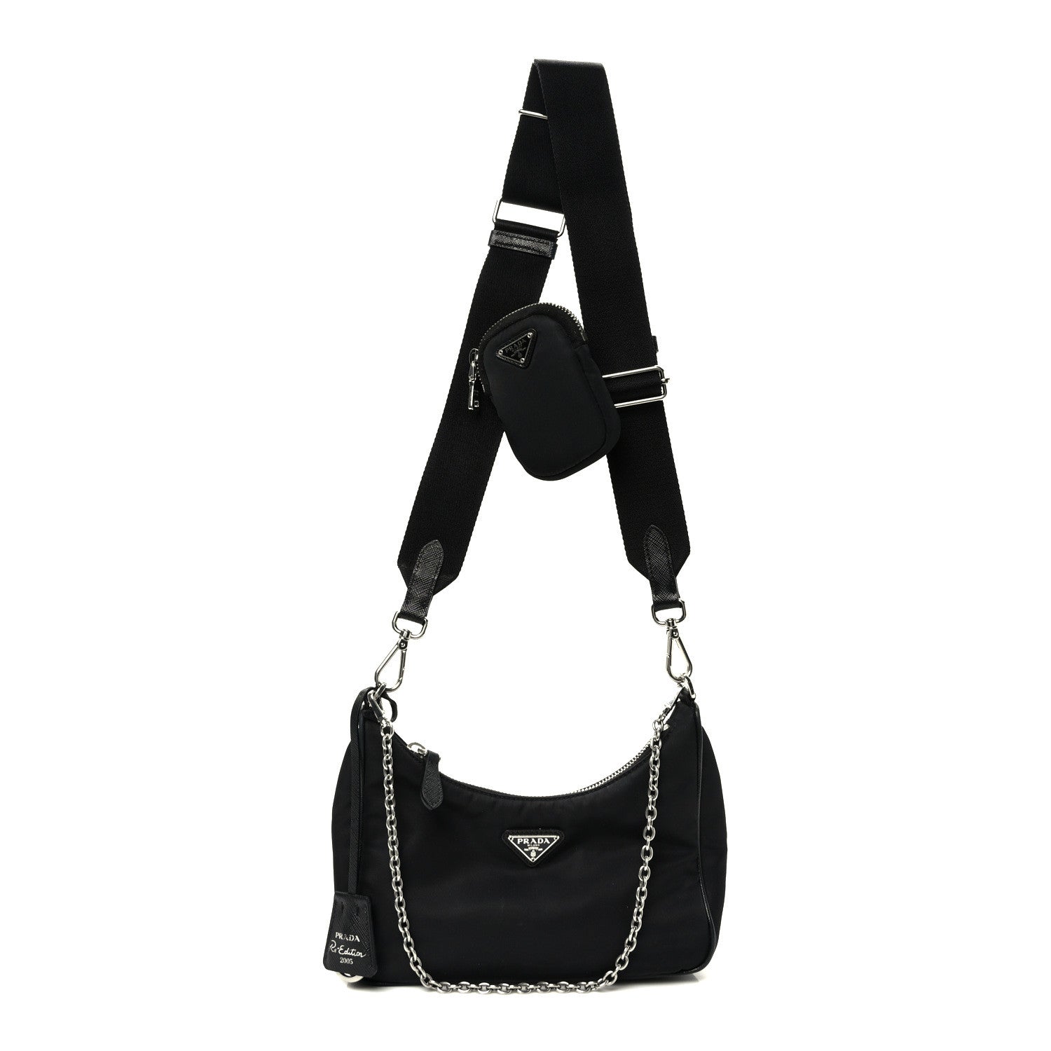 Prada Nylon Re-Edition 2005 Shoulder Bag Black 1 of 11