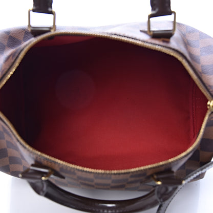 Louis Vuitton Damier Ebene Speedy Bandouliere 30 5 of 11