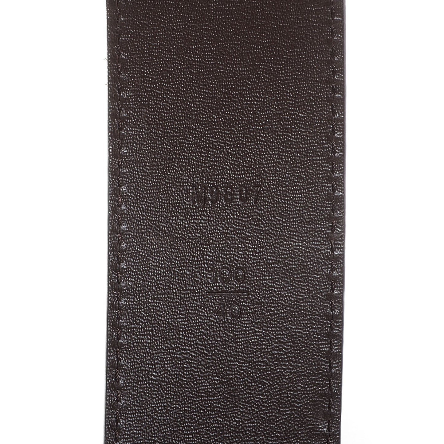 Damier Ebene LV Initiales Belt 100 40