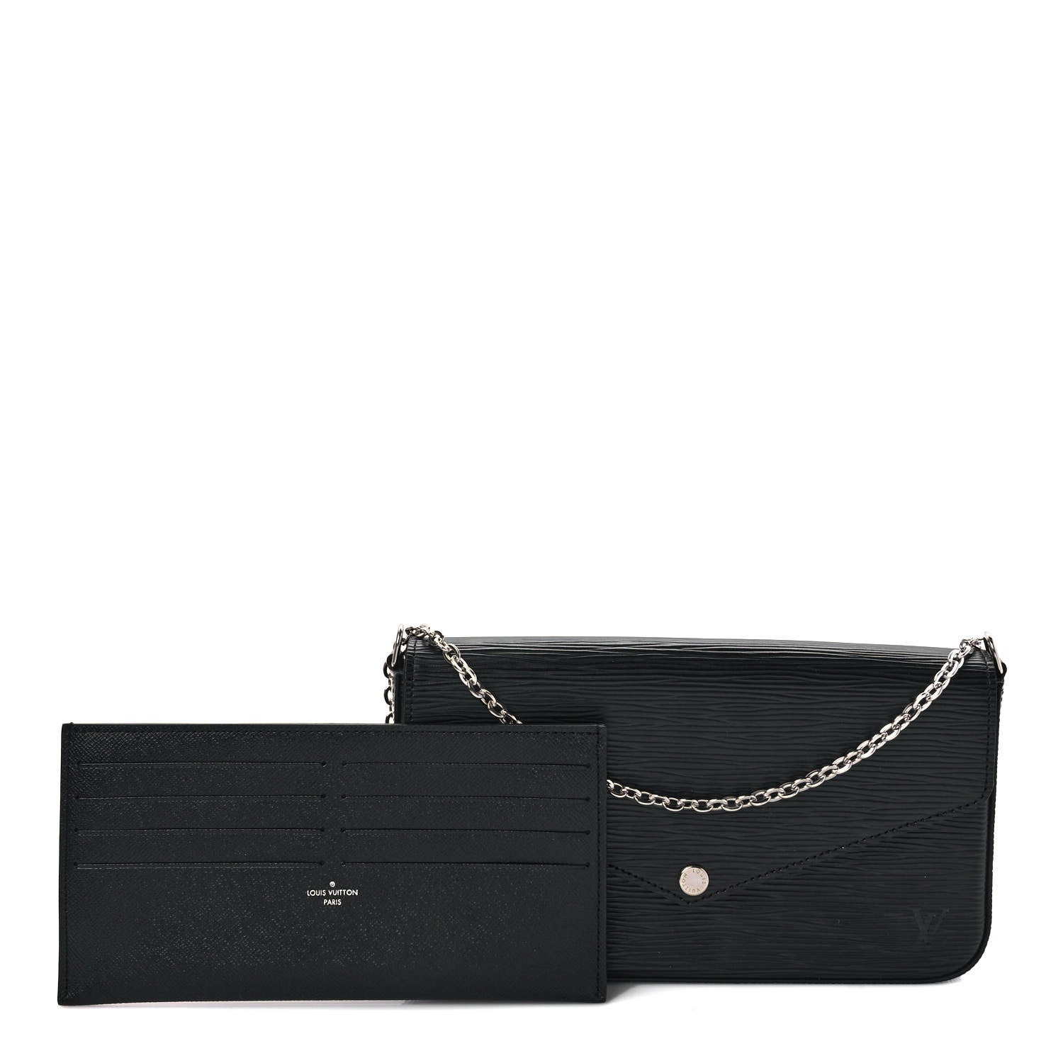 Louis Vuitton Epi Pochette Felicie Black 1 of 9