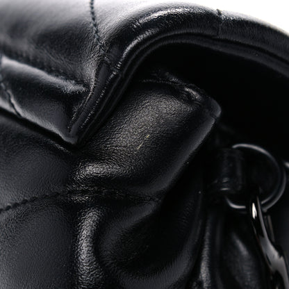 Saint Laurent Calfskin Y Quilted Monogram Toy Loulou Crossbody Bag Black 12 of 12