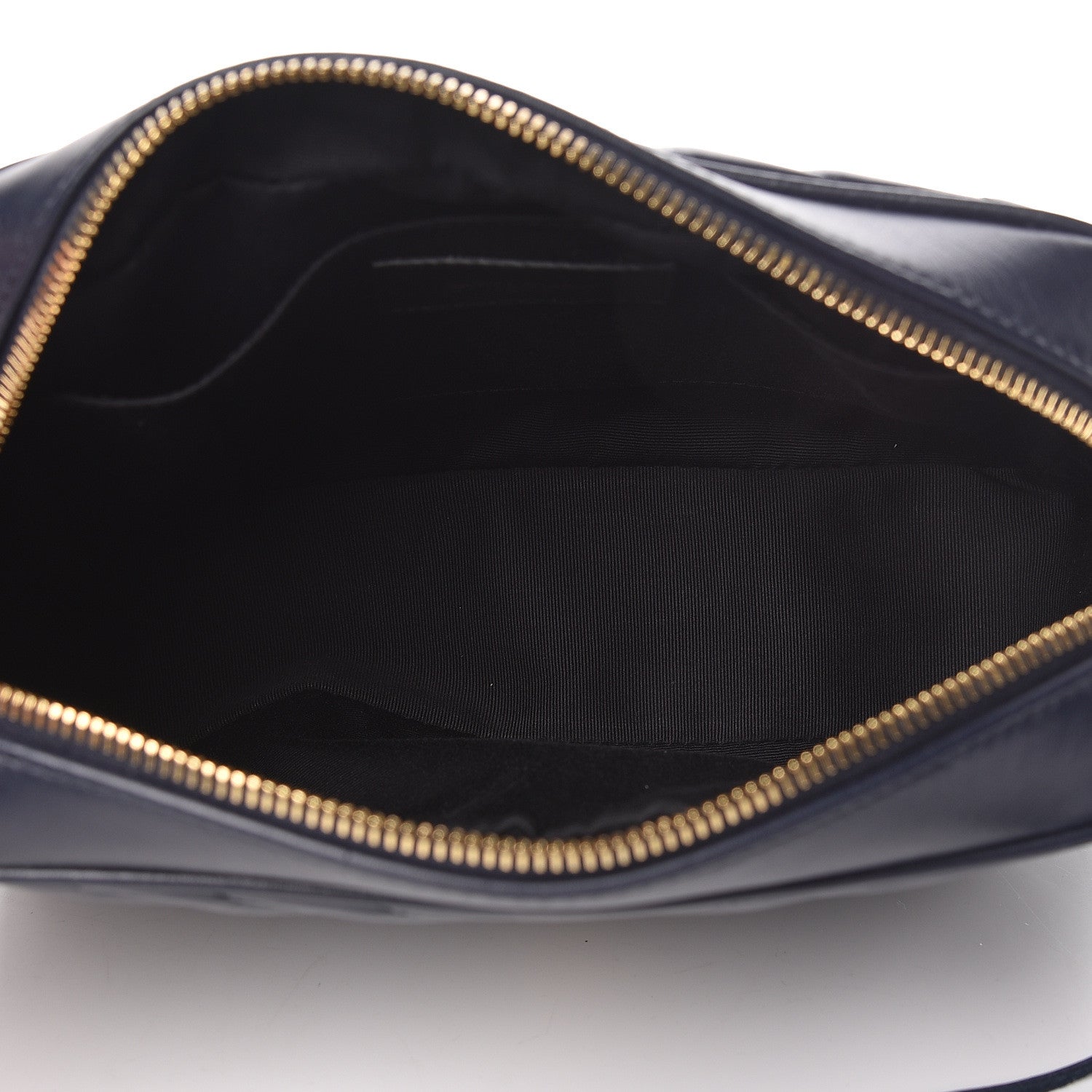 Saint Laurent Calfskin Matelasse Monogram Lou Camera Bag Navy 5 of 9