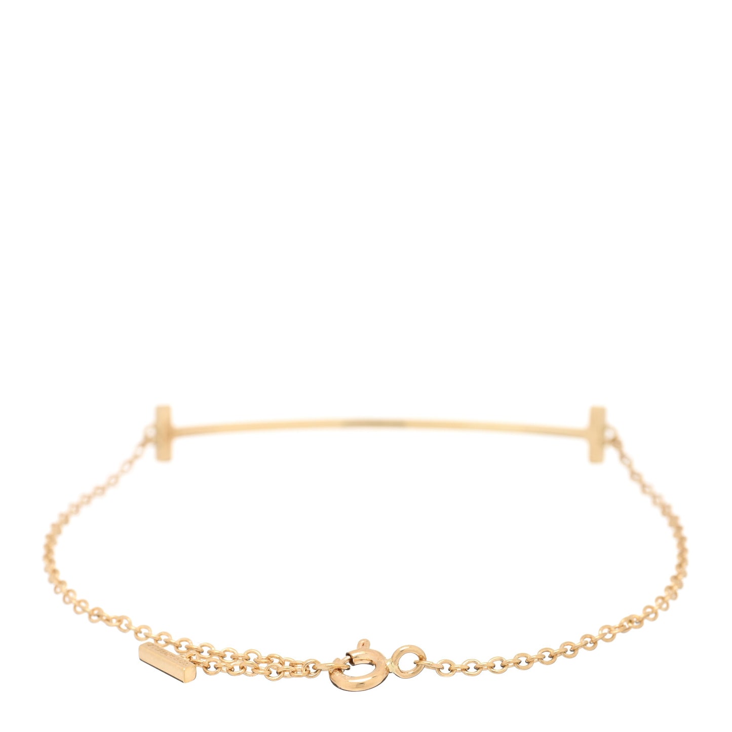 18K Yellow Gold T Smile Bracelet