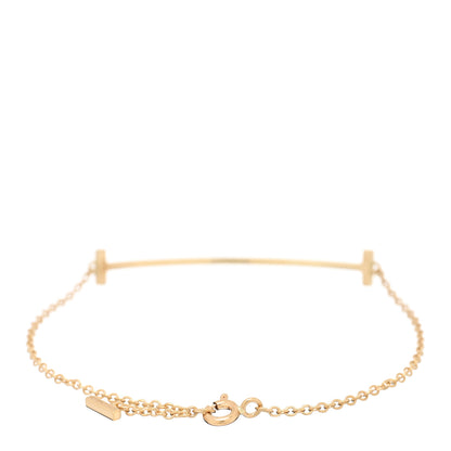 Tiffany 18K Yellow Gold T Smile Bracelet 2 of 3