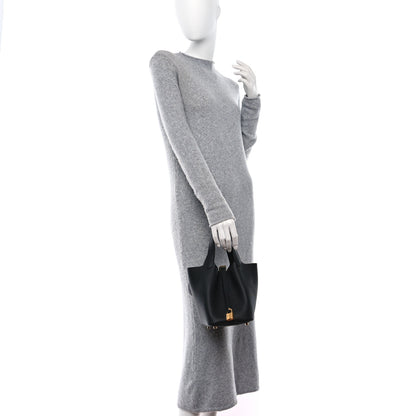 Hermes Taurillon Clemence Picotin Lock 18 PM Black 2 of 13