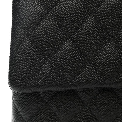 Chanel Caviar Quilted Flap Clutch Black 5 of 9