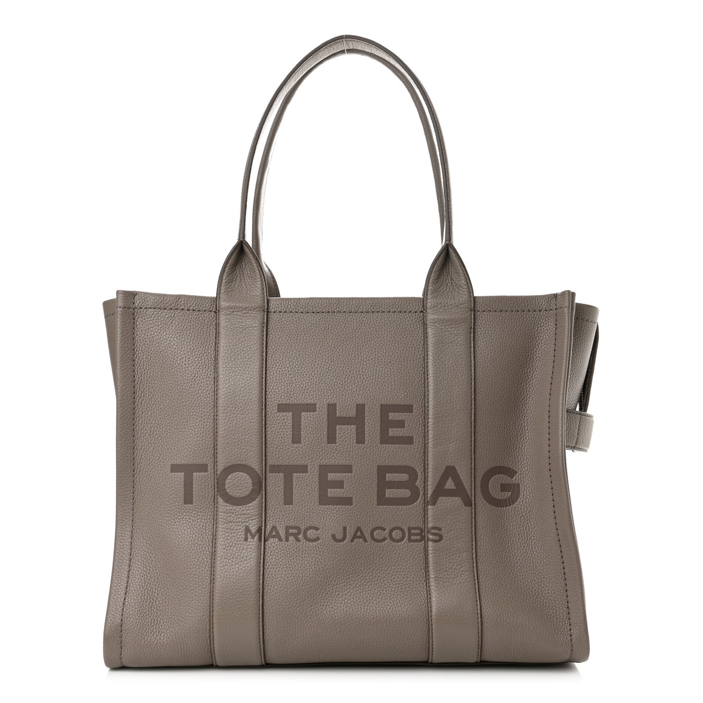 Grained Calfskin Large The Tote Bag Cement