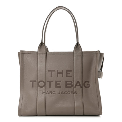 Marc Jacobs Grained Calfskin Large The Tote Bag Cement 1 of 13