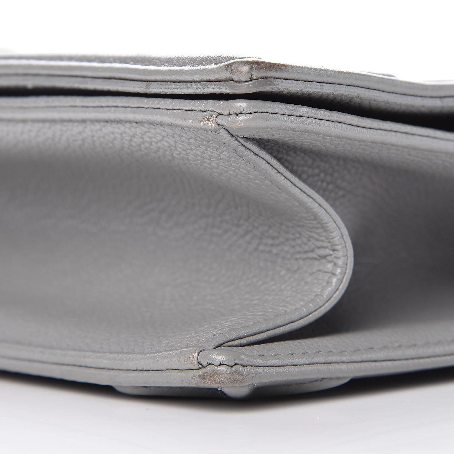 Christian Dior Grained Calfskin Medium Diorama Flap Bag Gris 10 of 10