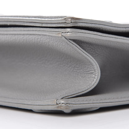 Christian Dior Grained Calfskin Medium Diorama Flap Bag Gris 10 of 10