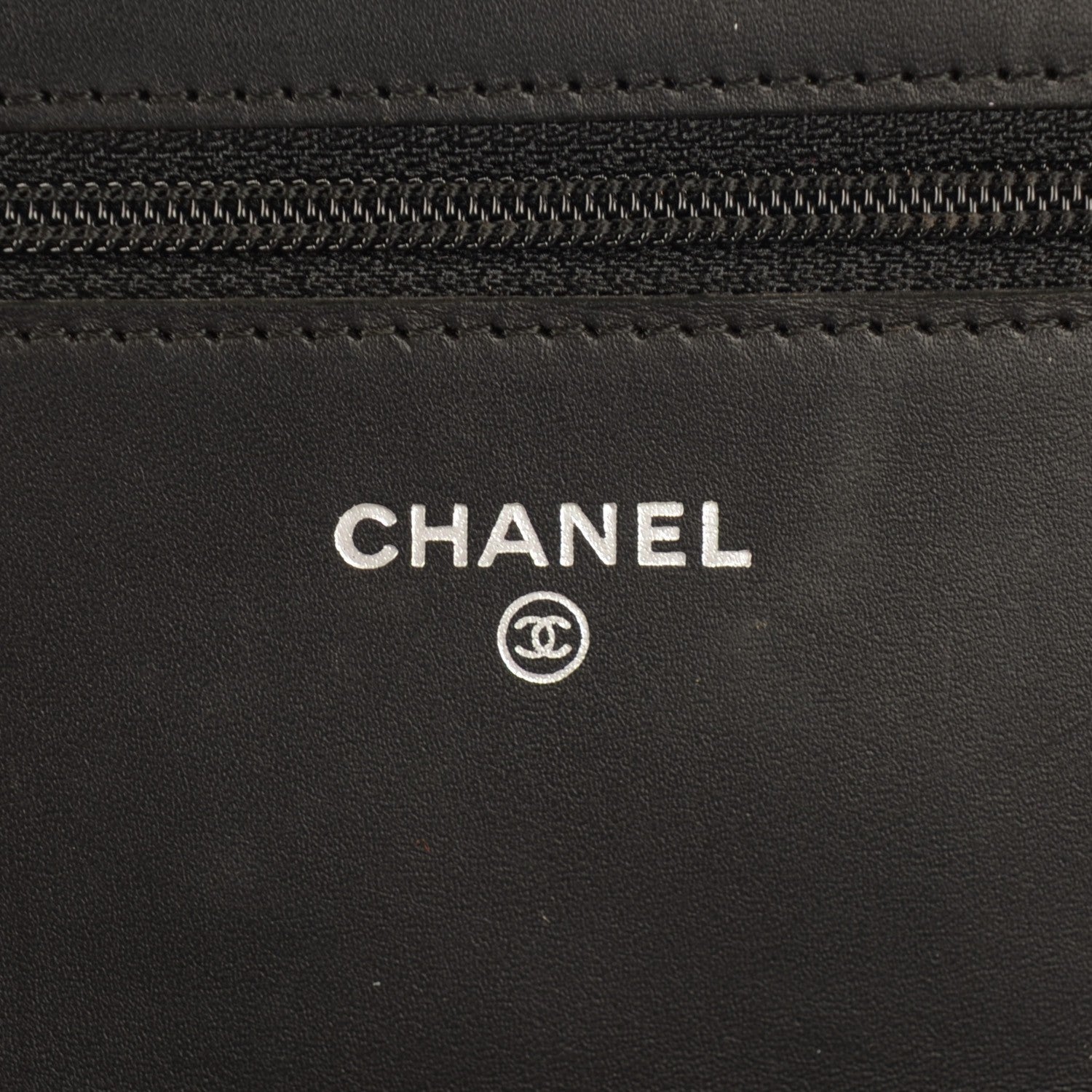 Chanel Calfskin Quilted Cambon Wallet On Chain WOC Black 6 of 8