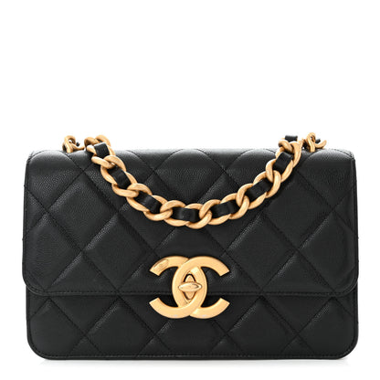 Chanel Shiny Caviar Quilted Small Flap Black 1 of 11