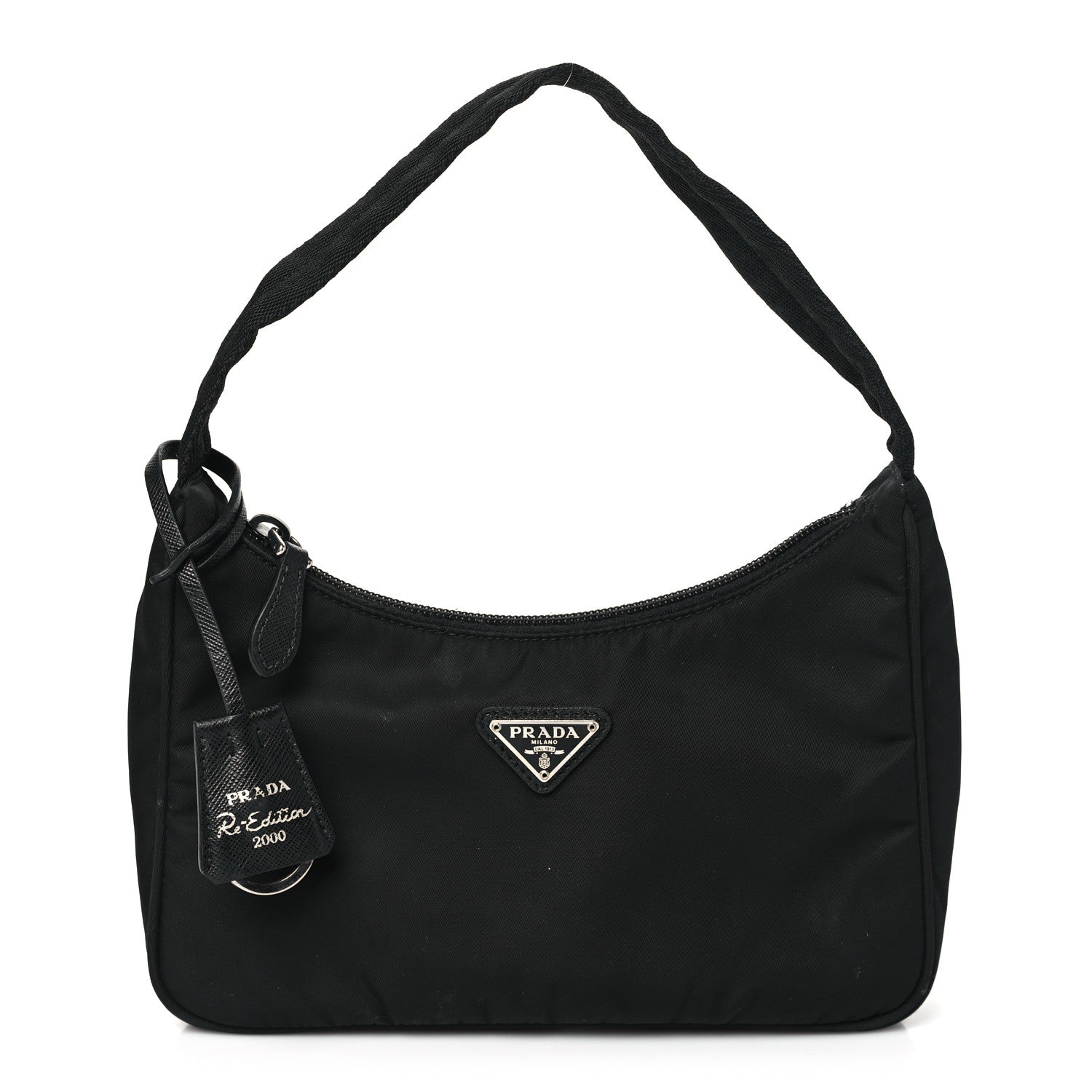 Prada Tessuto Nylon Mini Re-Edition 2000 Bag Black 1 of 13