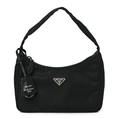 Prada Tessuto Nylon Mini Re-Edition 2000 Bag Black 1 of 13