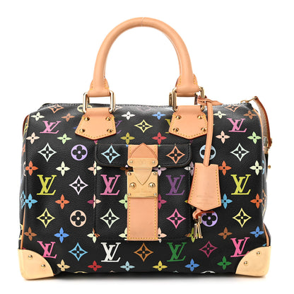 Louis Vuitton Monogram Multicolor Speedy 30 Black 1 of 9