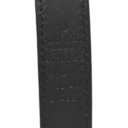 Gucci Calfskin Pearl Double G 20mm Belt 100 40 Black Cream 4 of 4