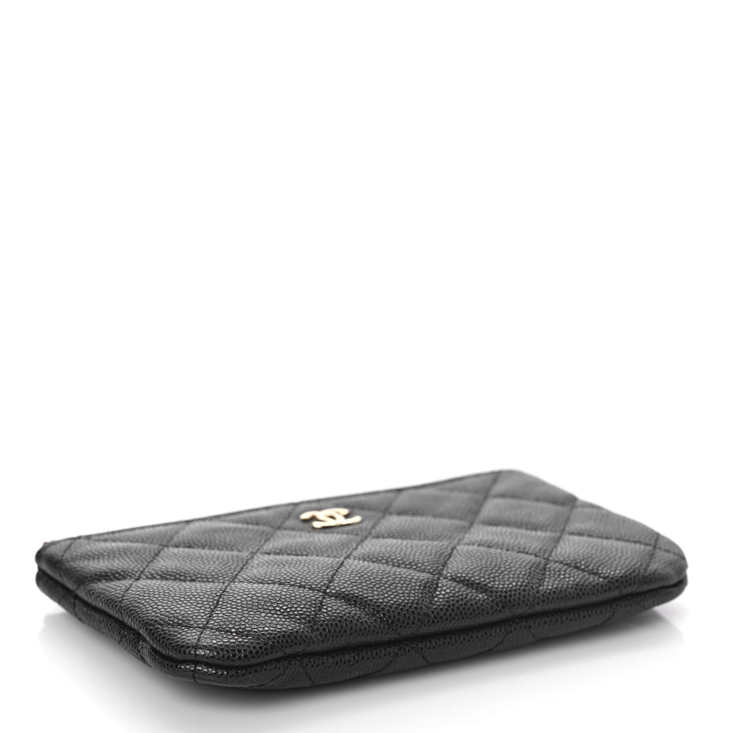 Chanel Caviar Quilted Small Cosmetic Case Black 4 of 10