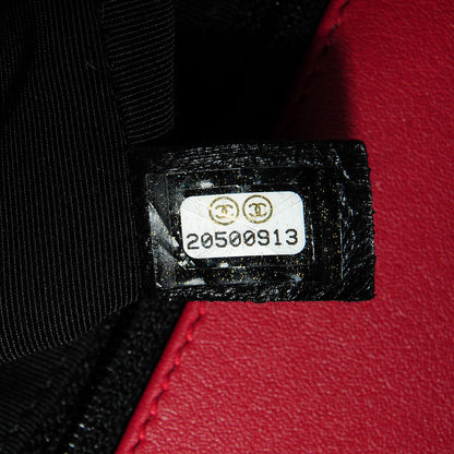 Chanel Patent Leather New Medium Boy Flap Plexiglass Red 8 of 8