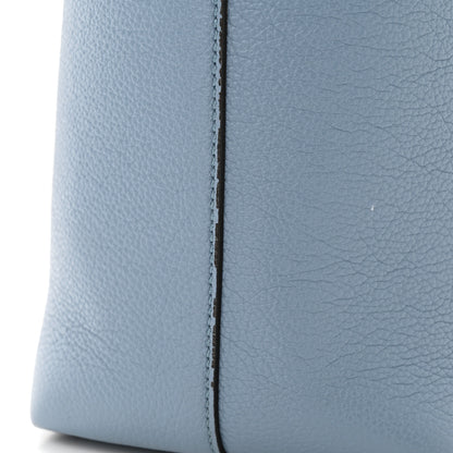 Jimmy Choo Grainy Calfskin Nine2Five East West Tote Smoky Blue 20 of 22