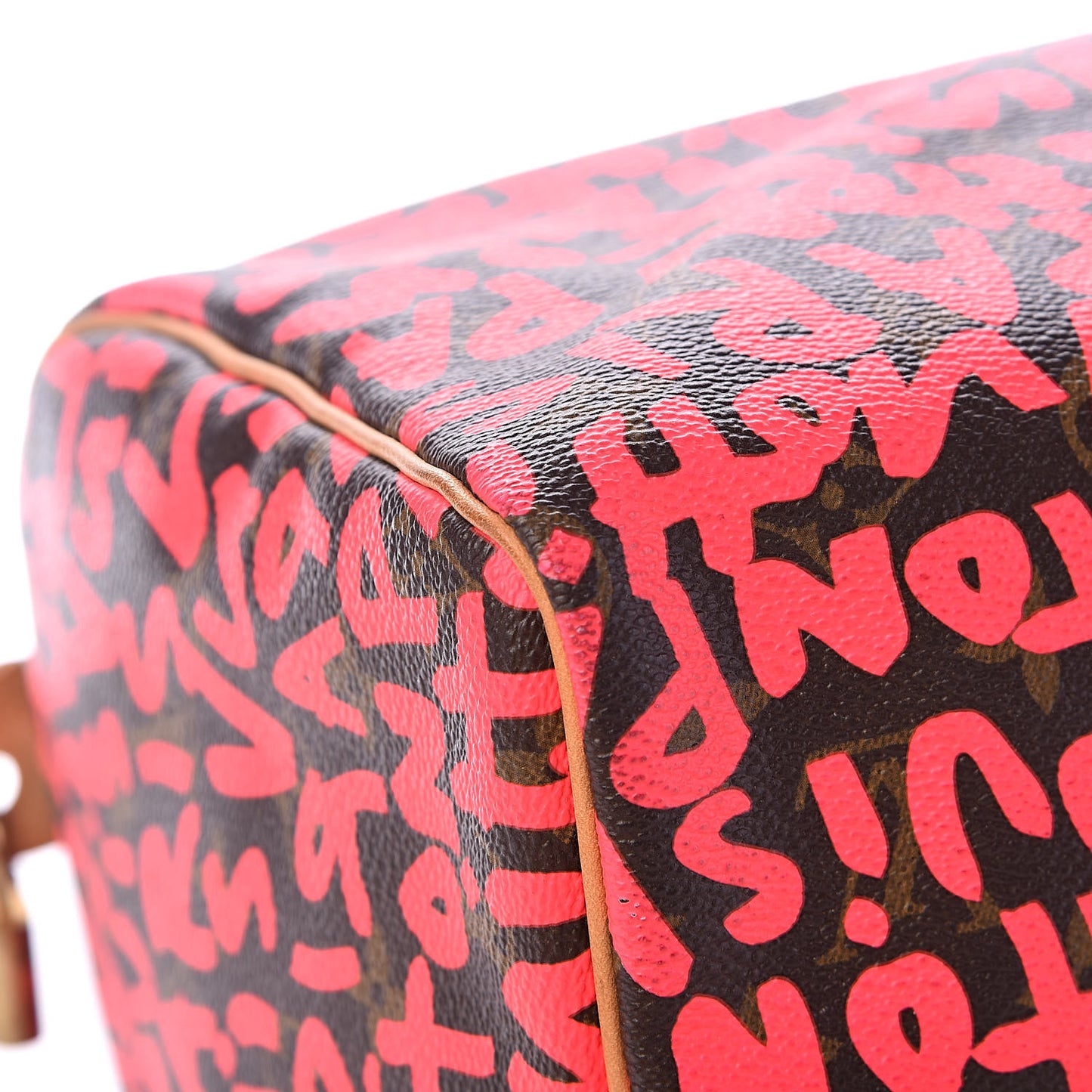 Monogram Graffiti Speedy 30 Fuchsia
