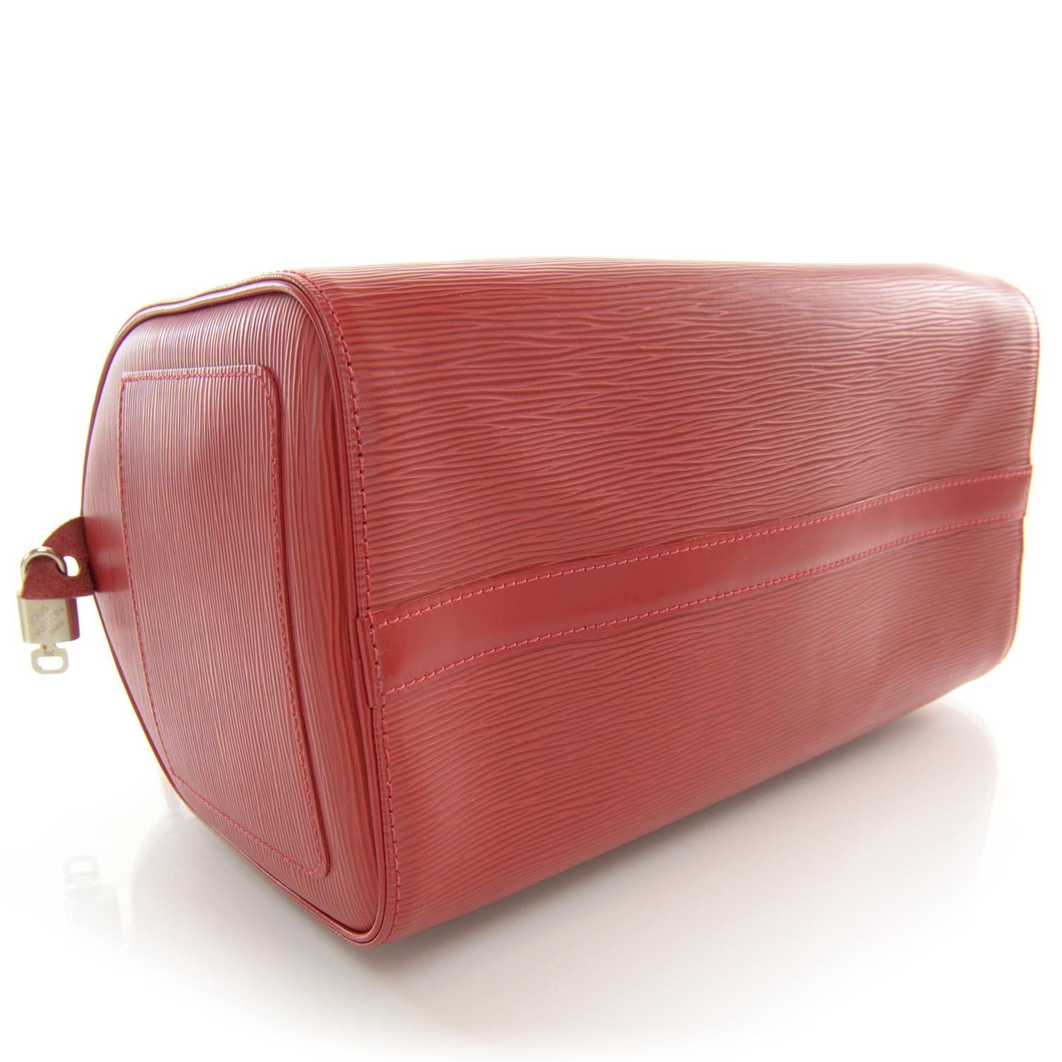 Louis Vuitton Epi Speedy 30 Rouge 3 of 7