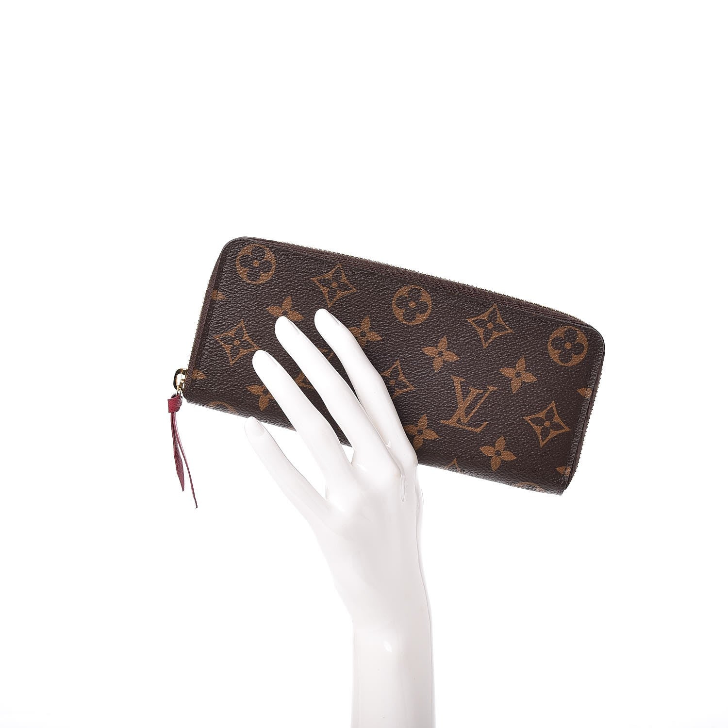 Louis Vuitton Monogram Clemence Wallet Fuchsia 2 of 8