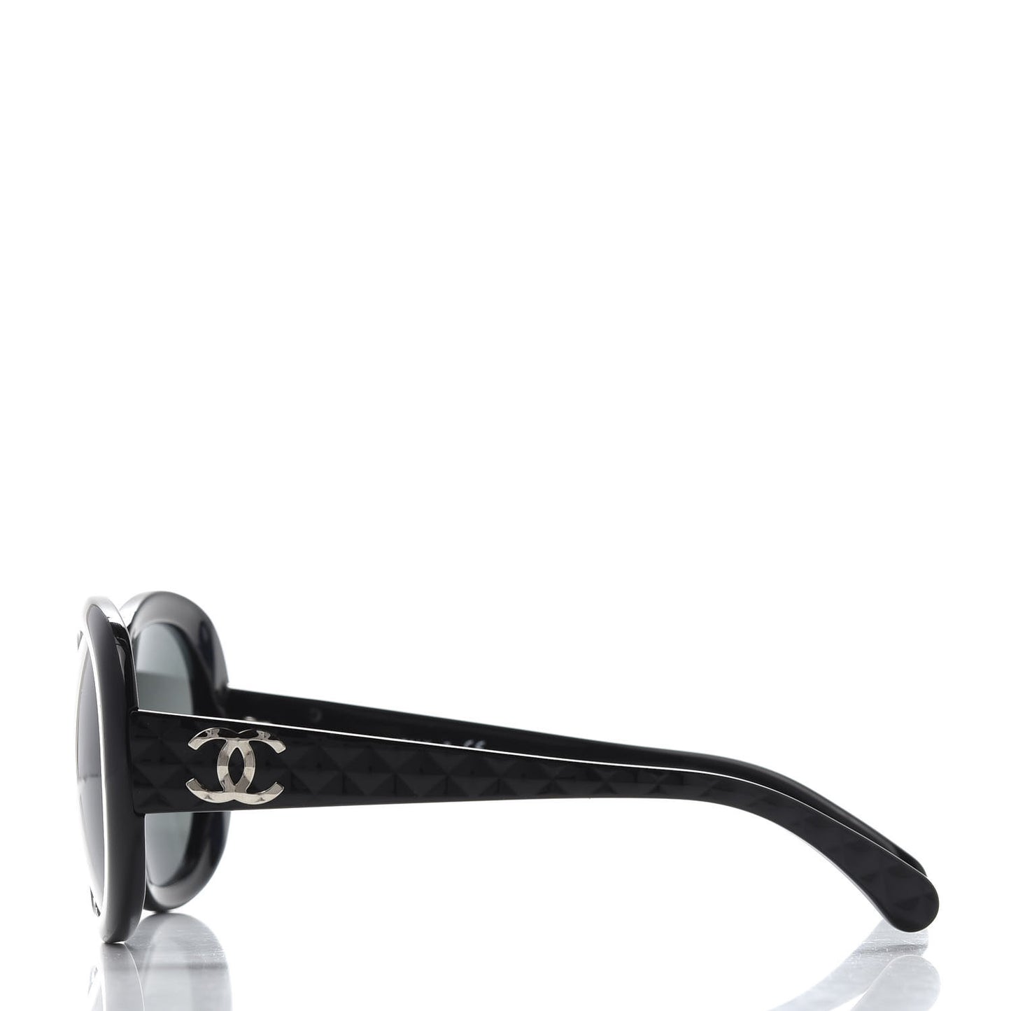 Acetate Quilted CC Sunglasses 5188 Black