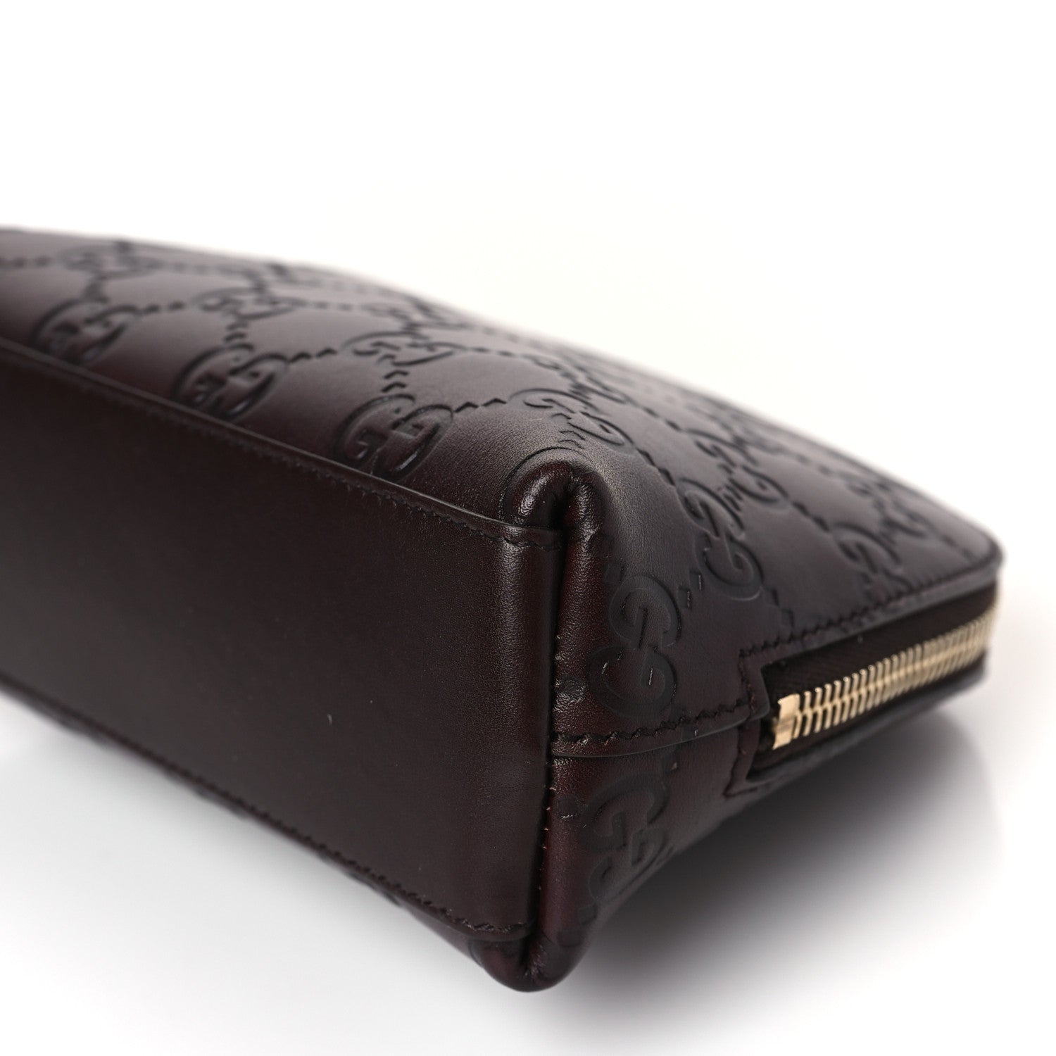 Gucci Guccissima Cosmetic Case Dark Brown 9 of 9