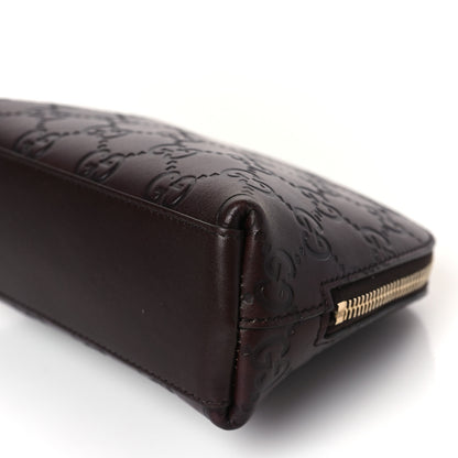 Gucci Guccissima Cosmetic Case Dark Brown 9 of 9
