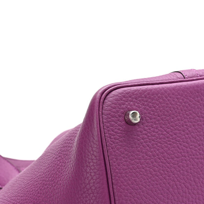 Hermes Taurillon Clemence Picotin Lock 22 MM Anemone 11 of 12