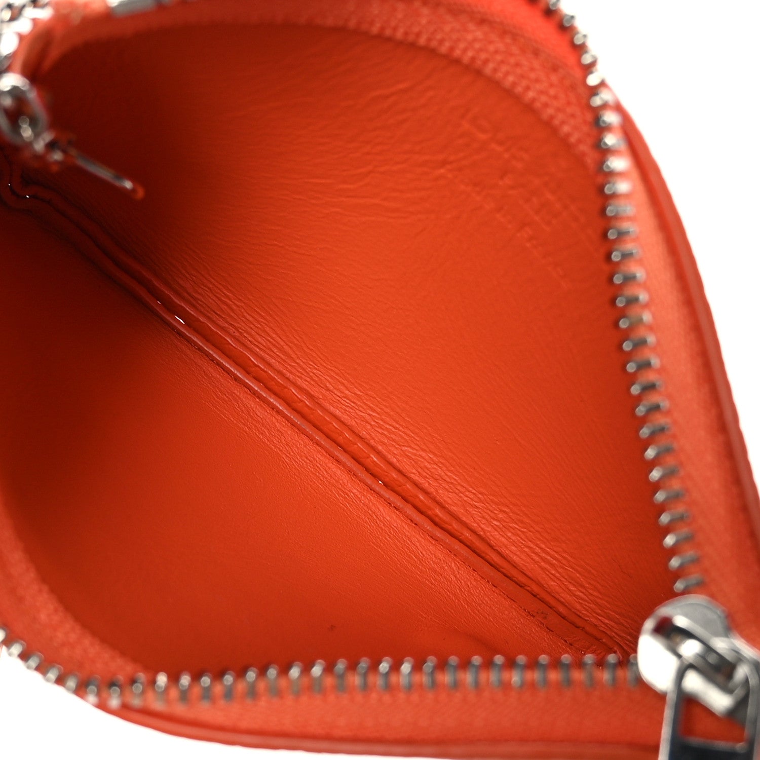 Louis Vuitton Grained Calfskin Aerogram Key Pouch Orange 5 of 6