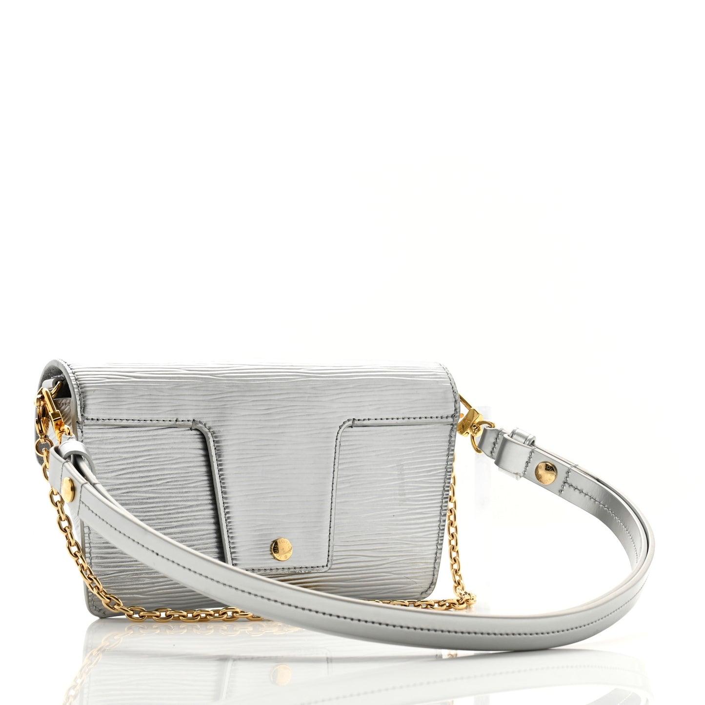 Epi Padlock On Strap Silver