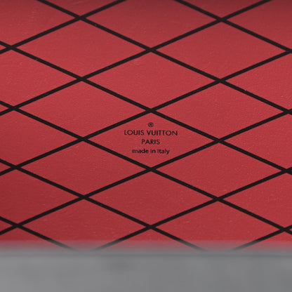 Louis Vuitton Patent Monogram Petite Malle Black Red 7 of 12