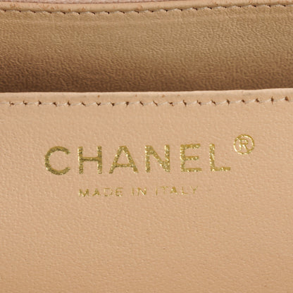 Chanel Caviar Quilted Jumbo Single Flap Beige 9 of 11