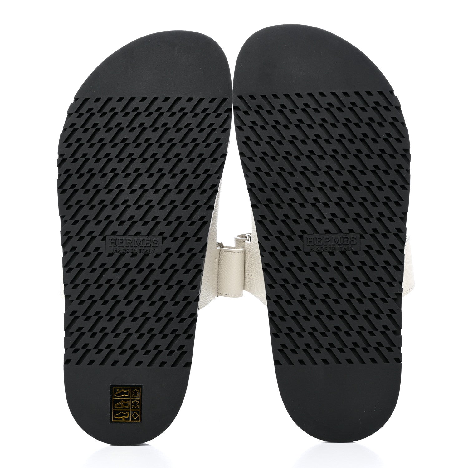 Hermes Epsom Chypre Sandals 40 Beige Glaise 5 of 9