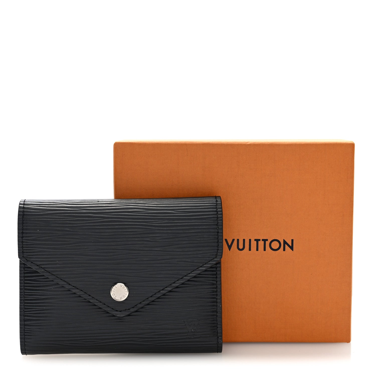 Louis Vuitton Epi Victorine Wallet Black 8 of 8
