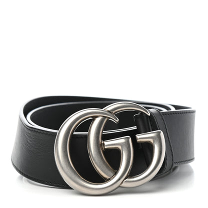 Gucci Moon Calfskin Nickel Double G 40mm Belt 90 36 Black 1 of 6