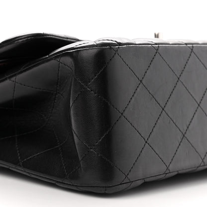 Chanel Lambskin Quilted Jumbo Double Flap Black 9 of 14