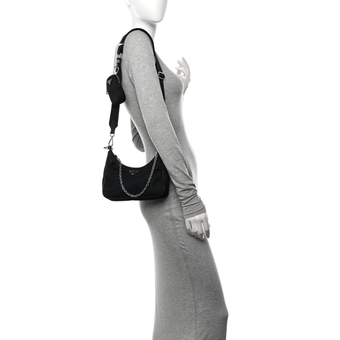 Nylon Re-Edition 2005 Shoulder Bag Black