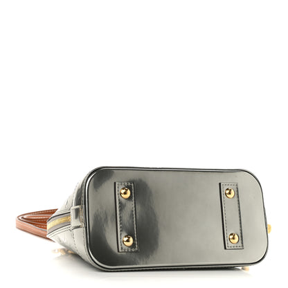 Louis Vuitton Vernis Alma BB Gris Metal 4 of 9