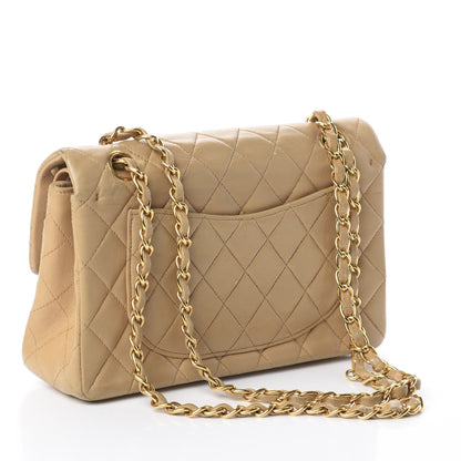 Chanel Lambskin Quilted Small Double Flap Beige 2 of 8
