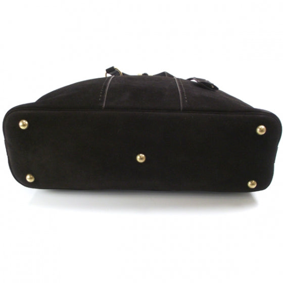 Saint Laurent Suede Large Muse Brown 4 of 12